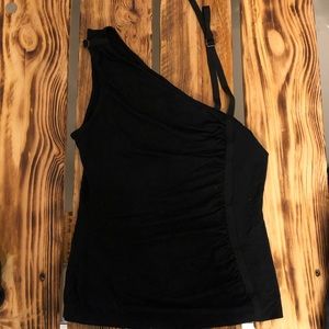 One shoulder tank top